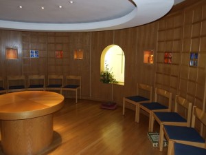 The Chapel is available for private prayer and reflection