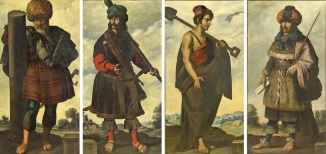 Ruben, Gad, Naphtali and Joseph by Francisco de Zurbaran