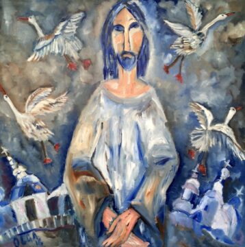 Risen Christ by Olga Bakhtina