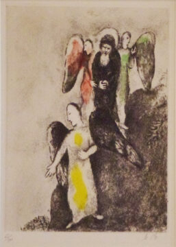 Descent towards Sodom by Marc Chagall